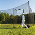 Durable steel batting cage door for cricket and baseball nets - product detail