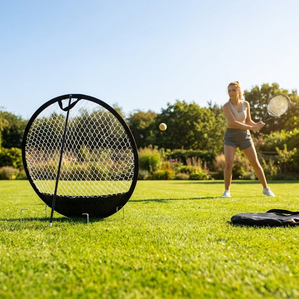 Tennis Training Target Net with 60cm Diameter for Garden and Park Use - product detail