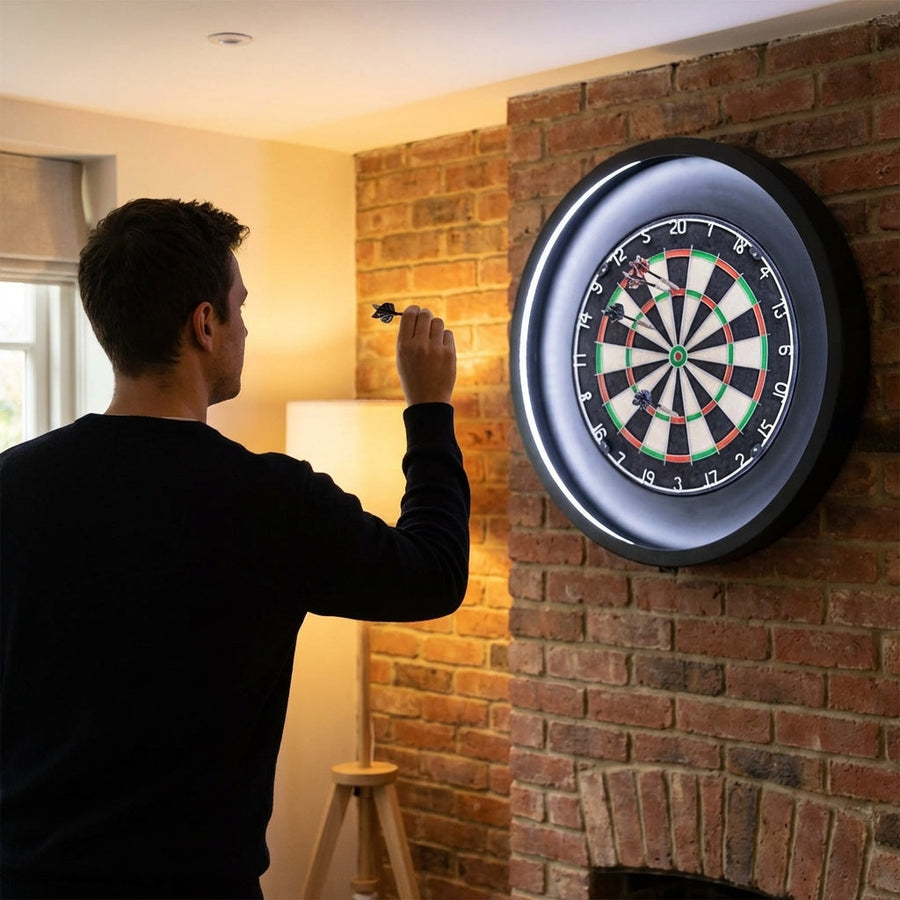 LED Dartboard Surround – 47cm – ABS Plastic – Home & Club Use