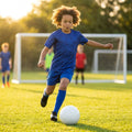 Kids' football kit in multicolour with shirt, shorts, and socks