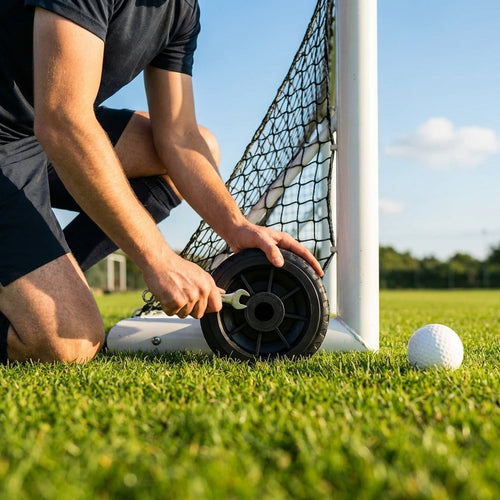 Replacement Hockey Goal Wheel – Durable PVC – Sports Equipment
