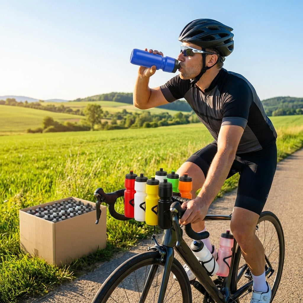 BPA-Free Cycling Water Bottle in various colours, 750ml capacity - product detail