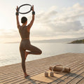 Yoga Silicone Training Bundle – Charcoal/Beige – Premium Silicone – Home & Studio Use image 2