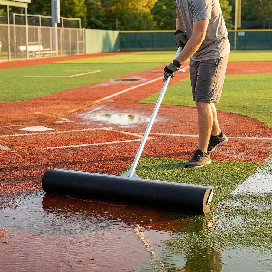 Baseball Field Squeegee – 87.4cm Black – Aluminium PU Foam – Sports Grounds