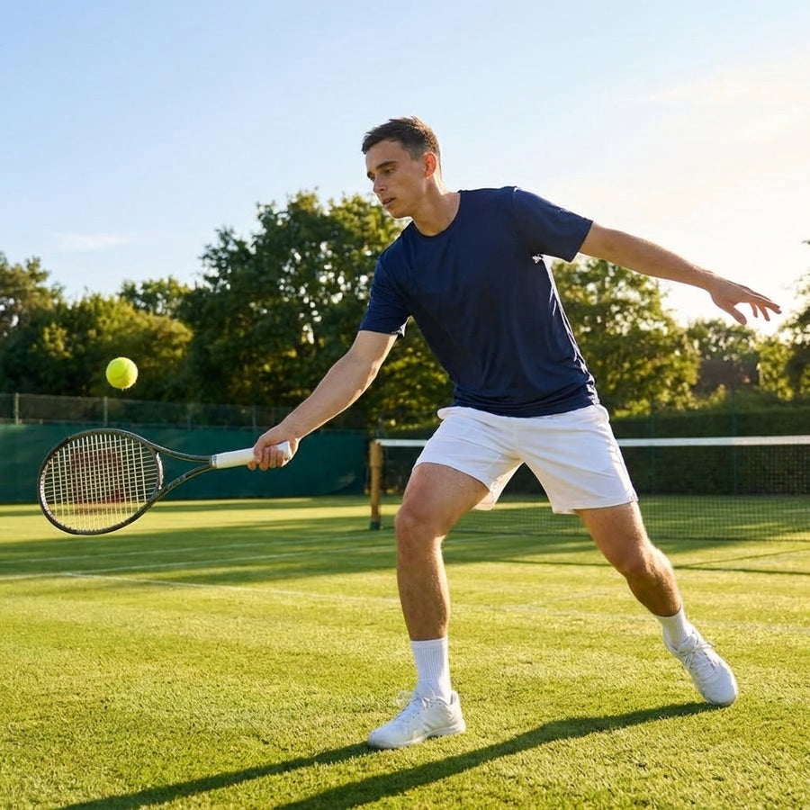 Men's Tennis Shirt – 6 Sizes – 100% Polyester – Sports Wear