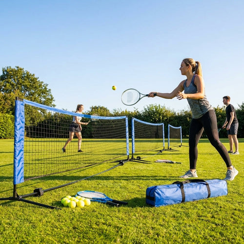 Mini Tennis Set – 4 Nets – Steel & Polyethylene – Schools & Clubs