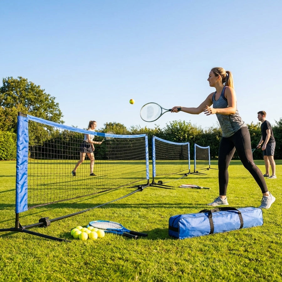 Mini Tennis Set – 4 Nets – Steel & Polyethylene – Schools & Clubs