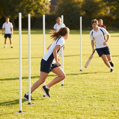 Rounders Poles – 4.5ft – Lightweight PVC – Indoor/Outdoor Use