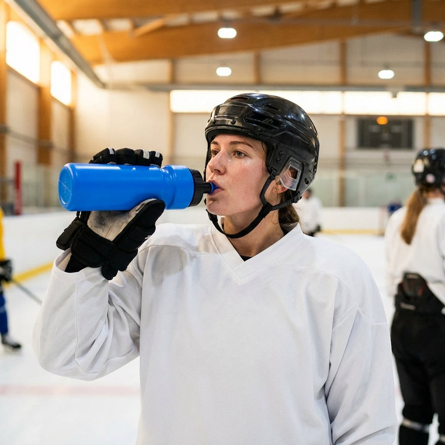 Ice Hockey Water Bottle – 1L – BPA-Free Plastic – Team Use