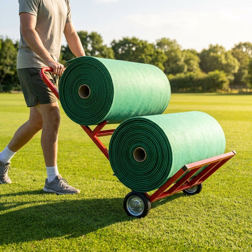 Cricket Mat Trolley – 2 Mat Capacity – Steel Frame – Indoor/Outdoor Use