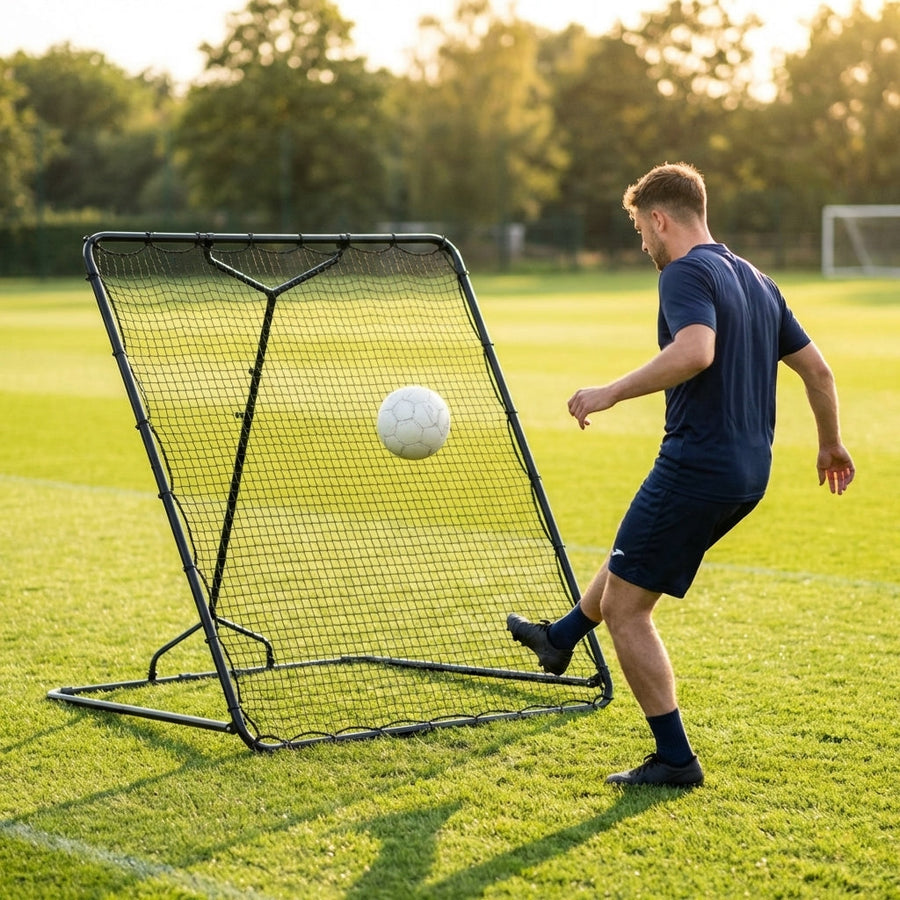 Football Rebound Net – Large – Galvanised Steel – Training Aid