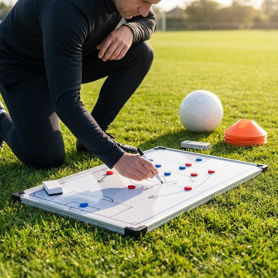 Sport Coaching Tactics Board – 45cm x 30cm – Aluminium – Indoor/Outdoor
