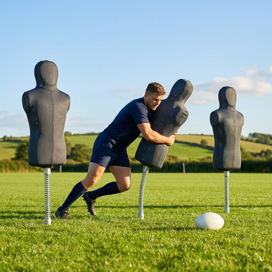 Rugby Training Mannequins – 5ft Yellow – Mesh & Plastic – Indoor/Outdoor