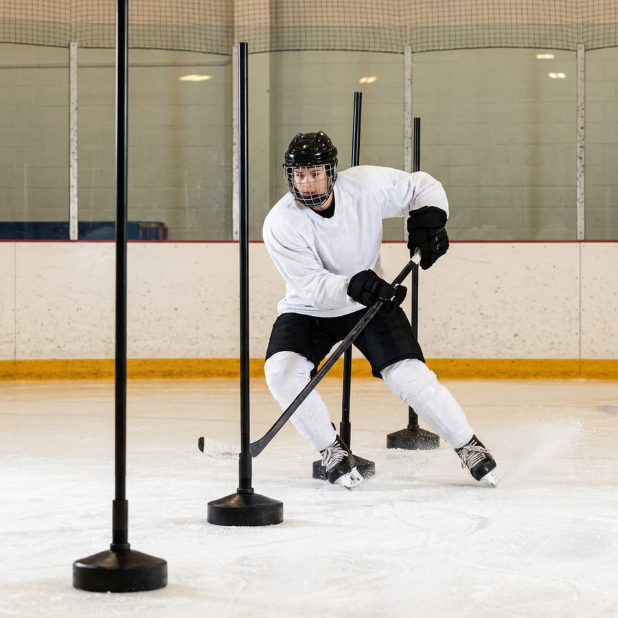 Ice Hockey Agility Pole Base – 2.3kg – Heavy Duty Rubber – Indoor/Outdoor Use