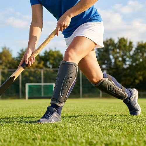 Hockey Shin Pads – Sizes S-L – Polypropylene & EVA Foam – Field Protection