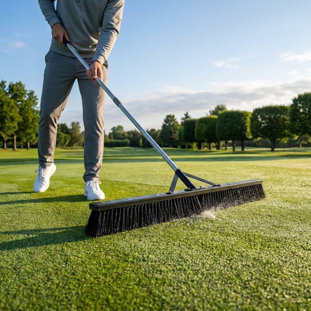 10ft Folding Dew Brush for Golf Course Maintenance - product detail
