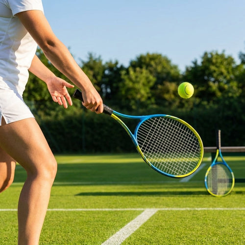 Tennis Racket Ball Set – Multiple Sizes – Aluminium & Rubber – All Court Use