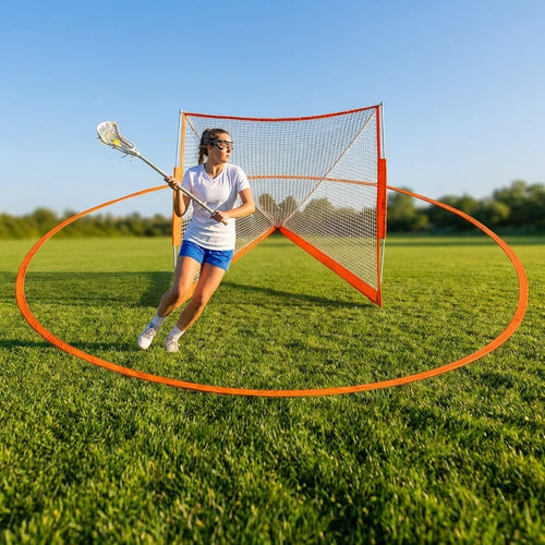 Portable Lacrosse Crease – Regulation Size – Lightweight PVC – Sports Fields