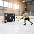 Ice Hockey Goal Target Sheet with 5 Holes for Training
