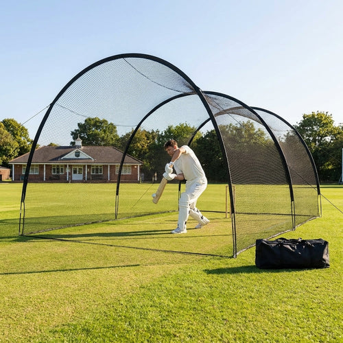 Pop-Up Cricket Batting Net – Multiple Sizes – Fibreglass & Polyester – Club & Garden Use