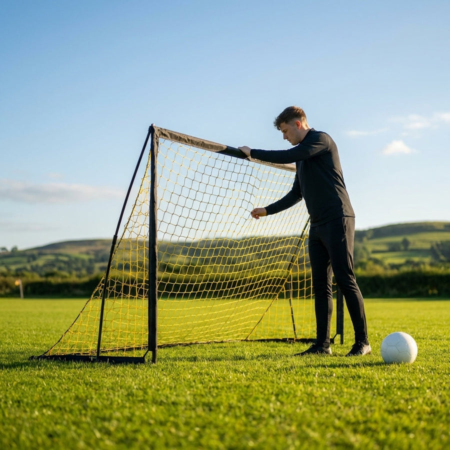 Aluminium Folding Football Goal – Various Sizes & Colours – Durable Aluminium – Training & Matches