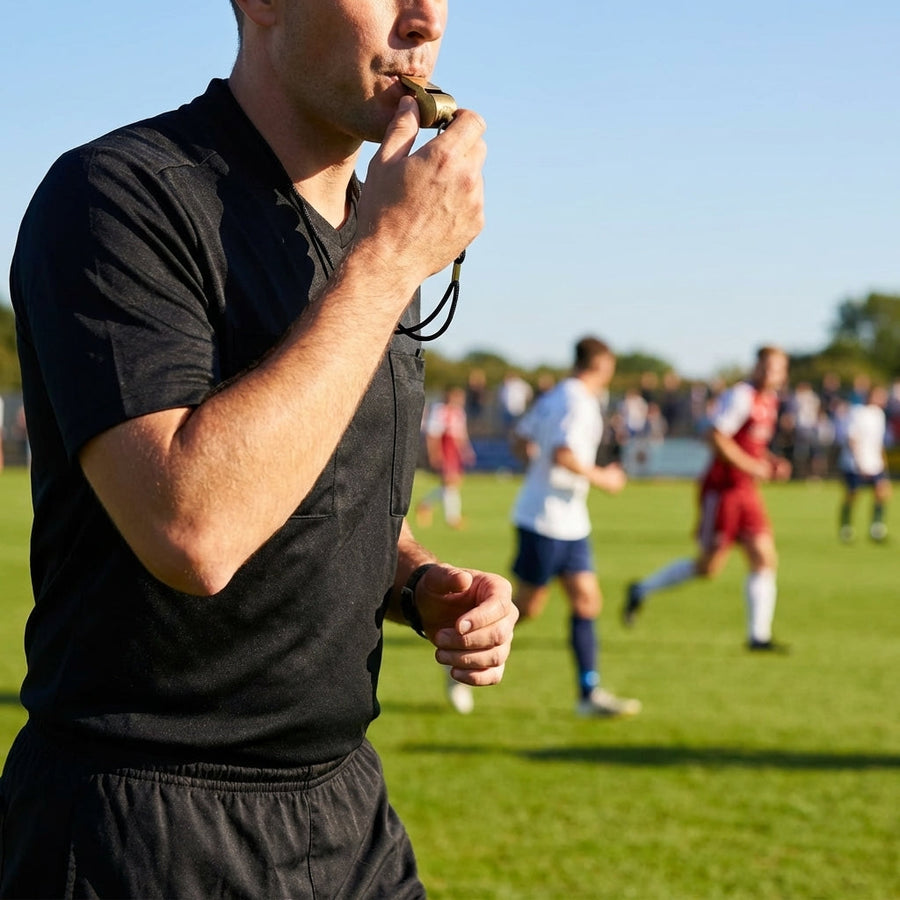 Brass Referee Whistle – Classic Gold – Durable Brass – Sports & Events