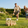 Wooden Skittles Set – 23cm – High-Grade Wood – Outdoor Games