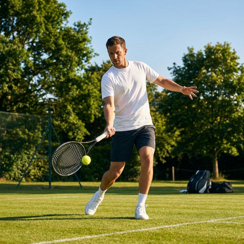 Cotton Tennis T-Shirt – Adult Sizes – 100% Cotton – Sportswear
