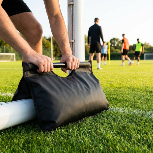 Football Sandbag – Black – Heavy-Duty PVC – Indoor/Outdoor Use