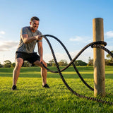 Battle ropes with colourful options for gym and outdoor use - product detail