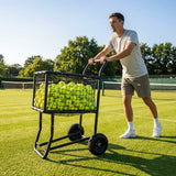 Steel tennis ball carry cart with 300 ball capacity - product detail