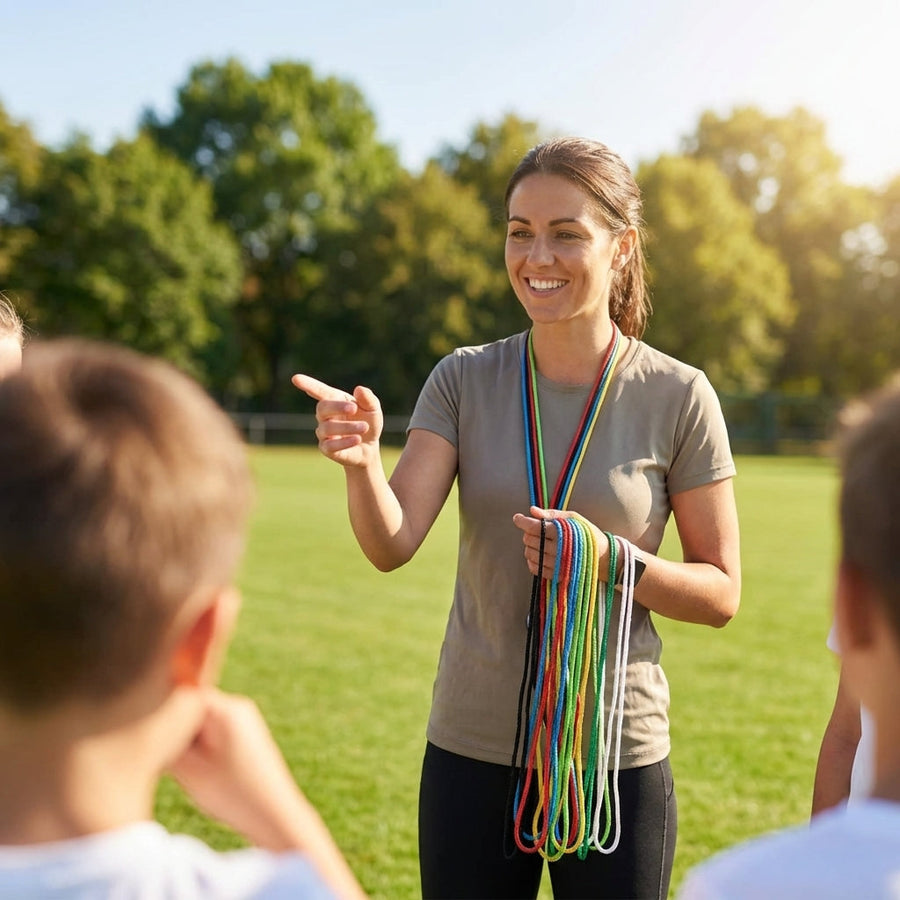 Multi-Coloured Lanyards – Pack of 12 – Nylon – Events & Conferences