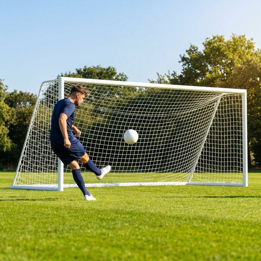 Steel Football Goal – 24ft x 8ft – Galvanised Steel – Outdoor Use