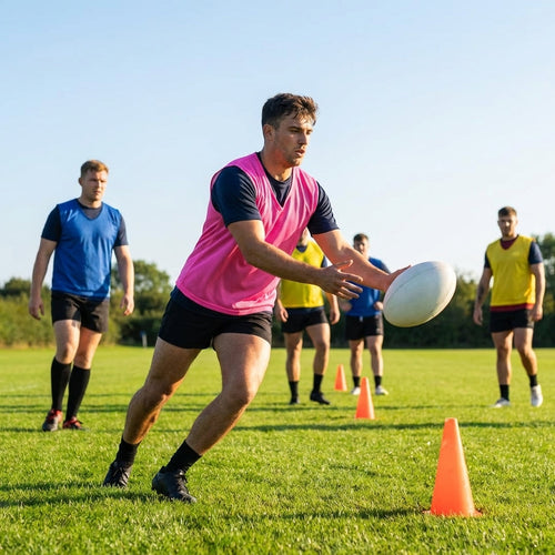 Rugby Training Bibs – Various Colours – Lightweight Mesh – Training Sessions