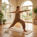 PVC Yoga Mat with textured foam for yoga and Pilates