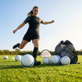 Lightweight training footballs with EVA foam casing in sizes 3, 4, and 5 - product detail