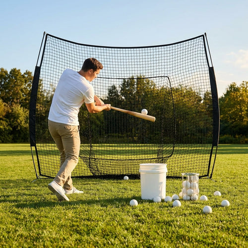 Recreational Baseballs – 9” White – Synthetic Leather – School & Garden Games