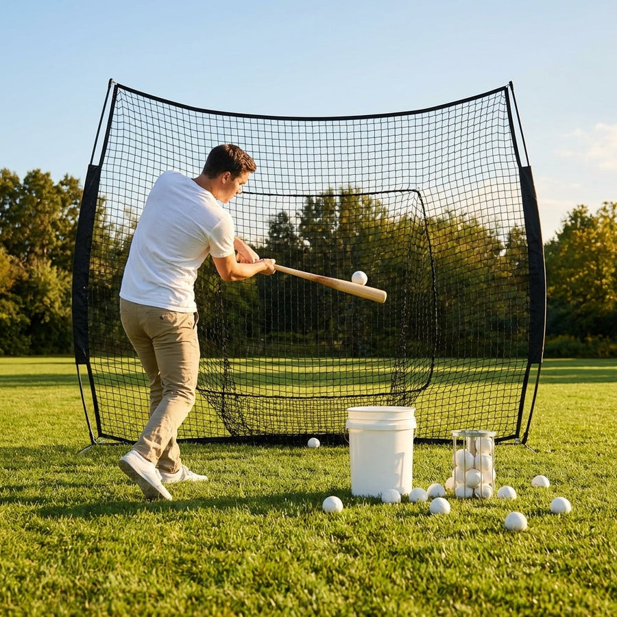 Recreational Baseballs – 9” White – Synthetic Leather – School & Garden Games