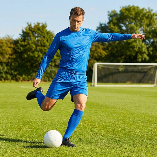Men's Long Sleeve Football Kit – XS-XXL – Polyester – Club & Grassroots Use