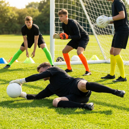 Knee-high football socks for goalkeepers - product detail