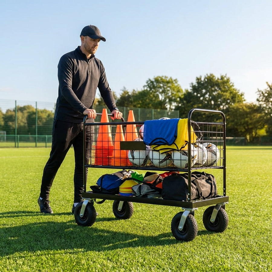Sports Equipment Storage Trolley – Heavy Duty Steel – Schools & Clubs
