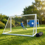 6ft x 4ft football goal post made of durable uPVC for outdoor play - product detail