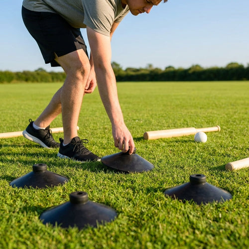 Rounders Base – 23cm Black – Durable Rubber – Indoor/Outdoor Use