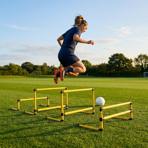 Training Hurdles – Adjustable Height – Shatterproof PVC – Indoor & Outdoor
