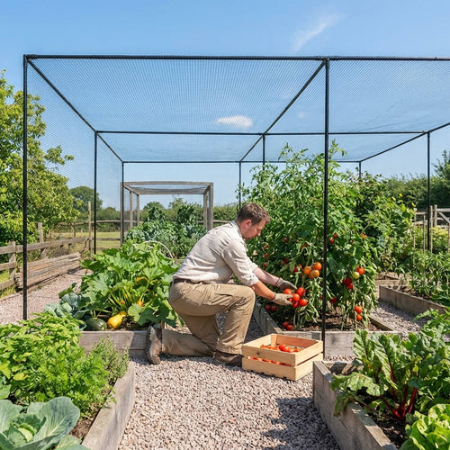 Walk-In Fruit & Vegetable Cage – 2m x 2m – Steel Frame – Garden Use
