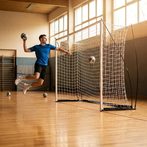 Pop Up Handball Goal – 3M x 2M – Durable PVC – Indoor/Outdoor Use