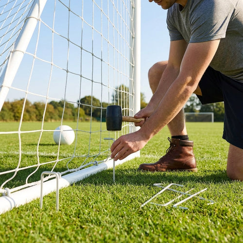Steel Net Pegs – Ultra Heavy-Duty – Steel Construction – Outdoor Sports