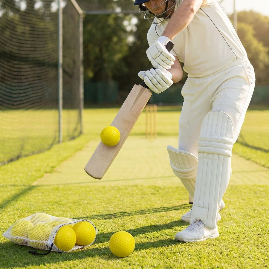 Cricket Training Balls – 6 Pack Mixed – Durable – Indoor/Outdoor