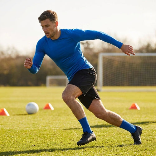 Men's Long Sleeve Base Layer – Multiple Colours – 4-Way Stretch Fabric – Sports & Fitness
