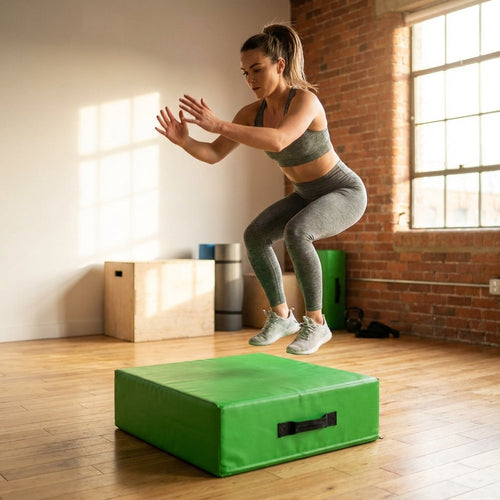 Plyometric Jump Boxes – Multi-Colour – Soft Foam – Gym & Home Workouts